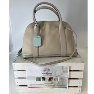 COACH 30165 BLEEKER PRESTON SATCHEL IN EDGE PAINT LEATHER